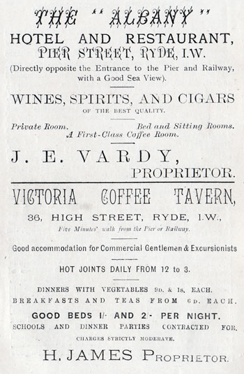 The Albany and Victoria Coffee Tavern
