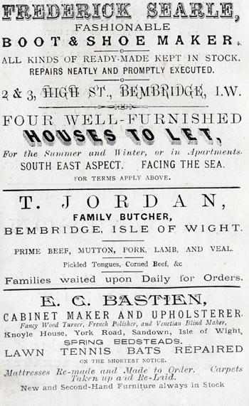 Bembridge Boot and Shoe maker - Family Butcher