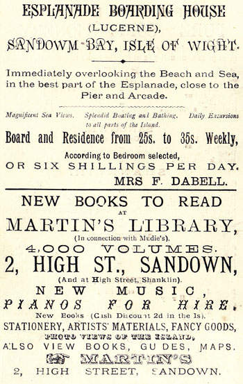 Esplanade Boarding House  - Martins Library