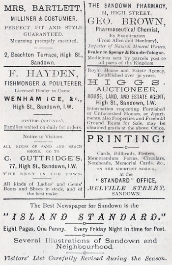 Sandown adverts