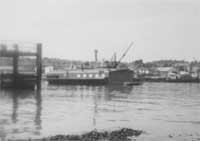 BH7  hull in Cowes harbour 