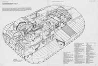 Cushioncraft CC7 hovercraft cutaway