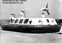 HD-2 hovercraft on slipway at Hythe 