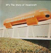 Early hovertrain model 