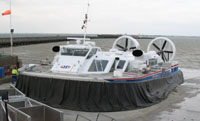 BHT 130 hovercraft bow