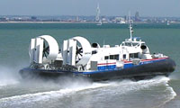 BHT130 hovercraft at speed