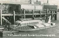 SR-N6 hovercraft in portsmouth harbour
