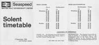 Seaspeed solent timetable 1966