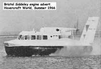 SR-N5 hovercraft at sea 