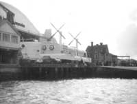 SRN4 hovercraft on the day of the roll out