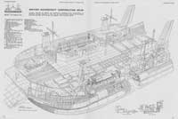 SRN4 hovercraft cutaway 