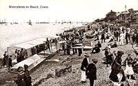 Waterplanes' on the beach