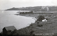 Gurnard Bay from the top of the cliff