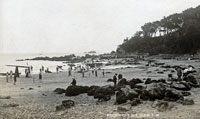 Seagrove Bay playing cricket