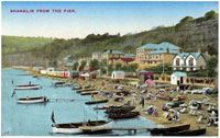 Shanklin from the pier 