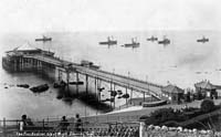 Ventnor pier with tugs - 1905